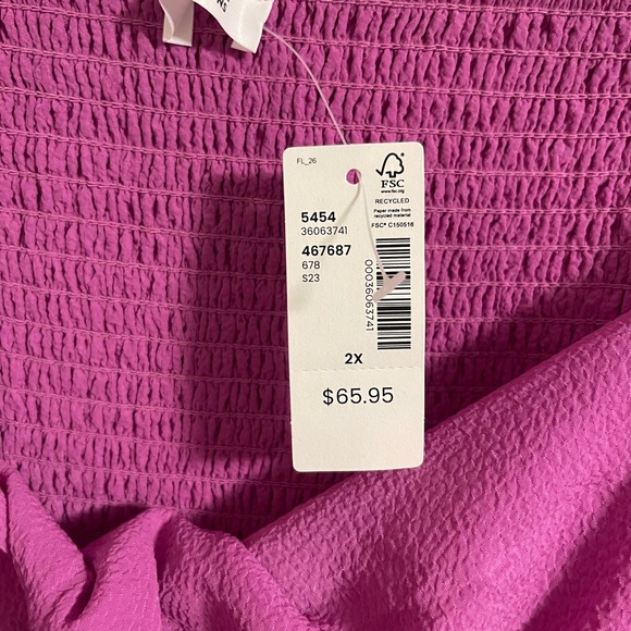 Women's Pink Top - Picture 2 of 3